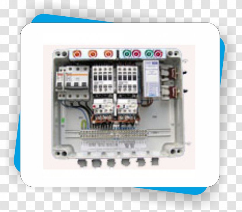 Submersible Pump Electronics Distribution Board Electric Motor - Circuit Component - Cuadros Transparent PNG
