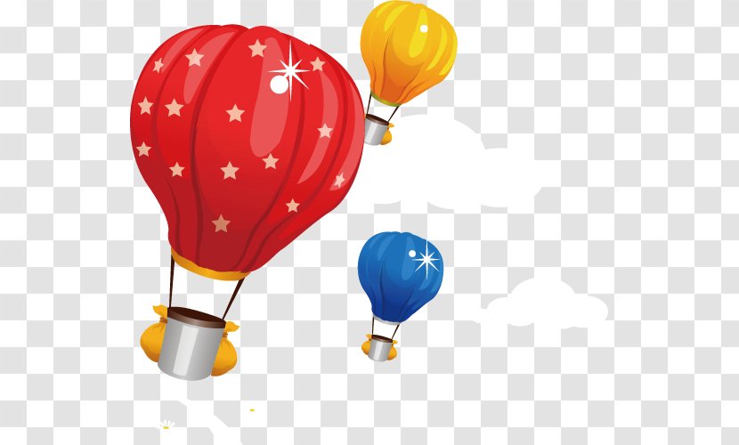 Hot Air Balloon Blue - Gratis - Balloons Transparent PNG