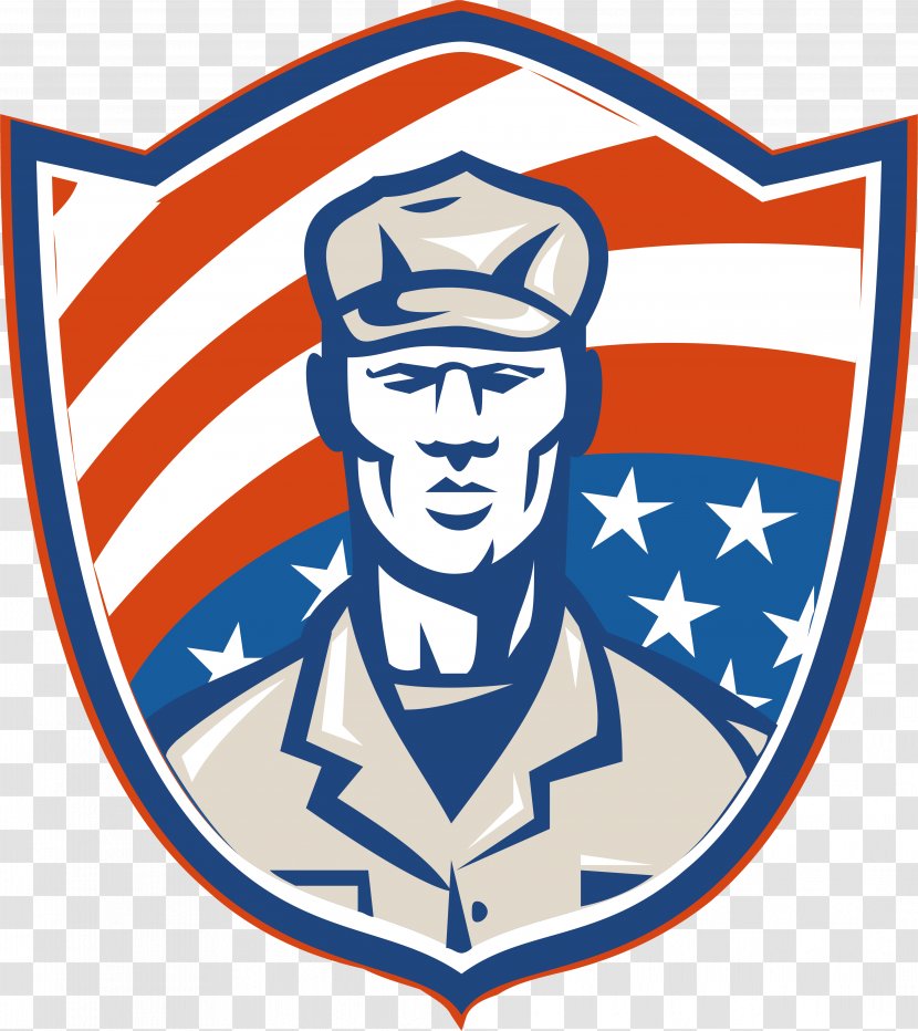 Royalty-free Patriot Illustration - Symbol - Soldier Shield Transparent PNG