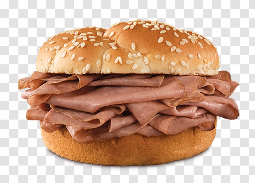 Roast Beef Sandwich Reuben Arby's - Finger Food - Meat Transparent PNG