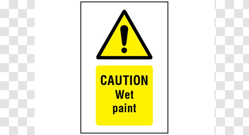 Warning Sign Hazard Symbol Safety - Signage - Wet Paint Cliparts Transparent PNG