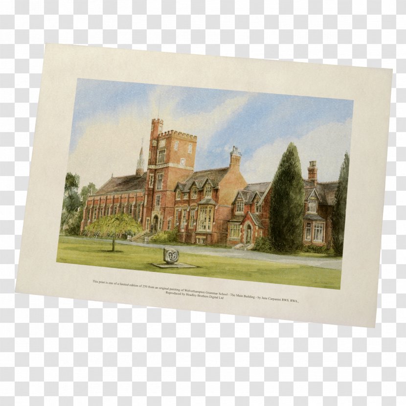 Wolverhampton Grammar School Watercolor Painting Transparent PNG