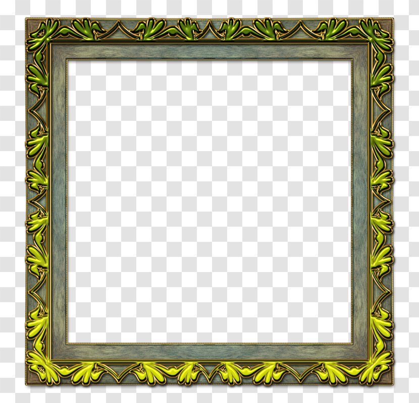 Picture Frames Shape Film Frame Painting Pattern - Gold - Somers Transparent PNG
