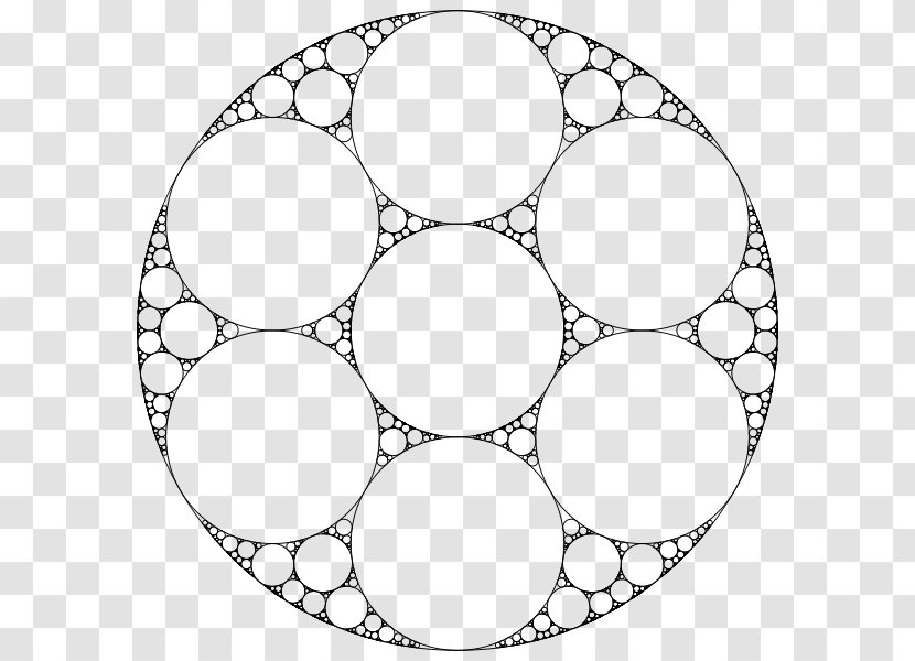 Apollonian Gasket Circles Shape Fractal - Point - Circle Transparent PNG