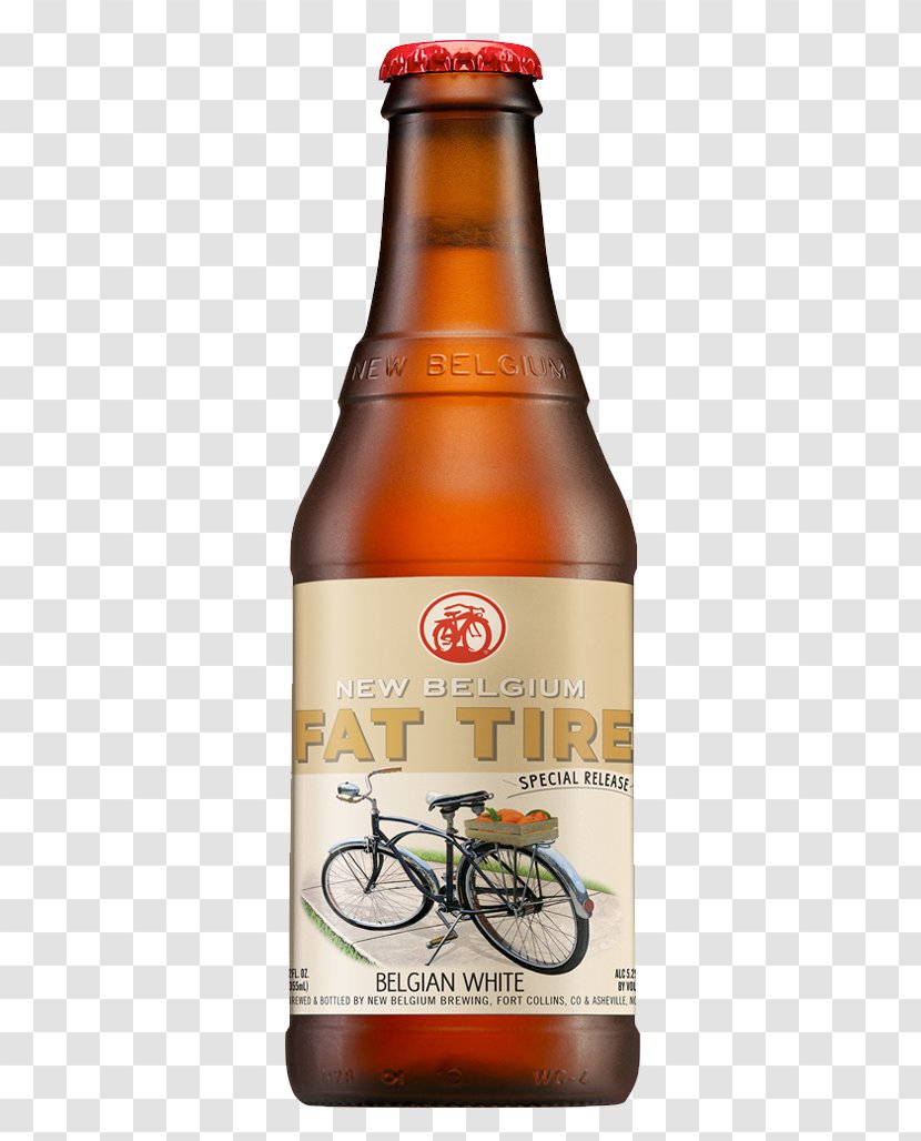 Ale New Belgium Brewing Company Fat Tire Trappist Beer - India Pale Transparent PNG