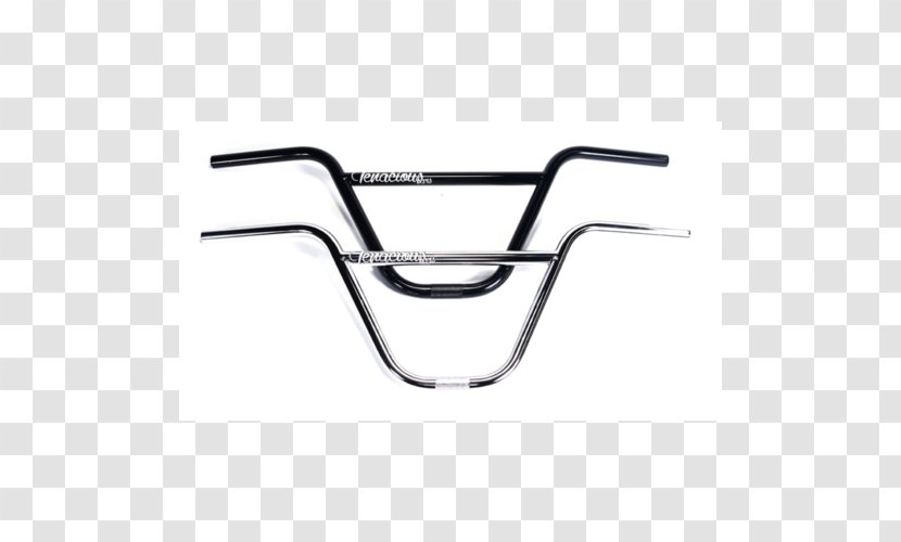 BMX Bicycle Handlebars Cycling 41xx Steel - Cranks - Chromium Plated Transparent PNG