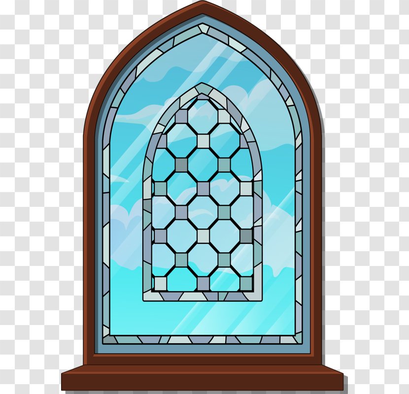 Window Clip Art Curtain Stained Glass House Transparent PNG