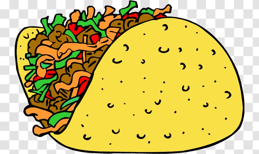 Junk Food Cartoon - I Love Tacos - Fruit Transparent PNG