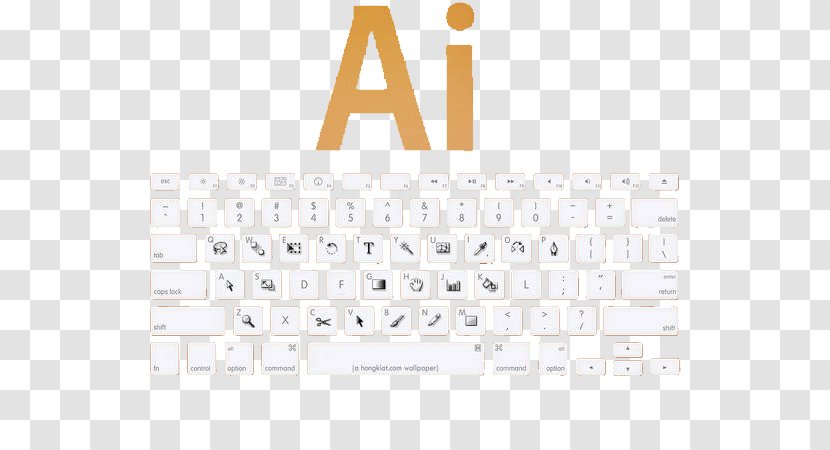 Brand Pattern - Text - Ai Keyboard Model Transparent PNG