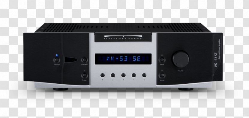 Vacuum Tube Radio Receiver Preamplifier AV - Media Player - Electronic Device Transparent PNG