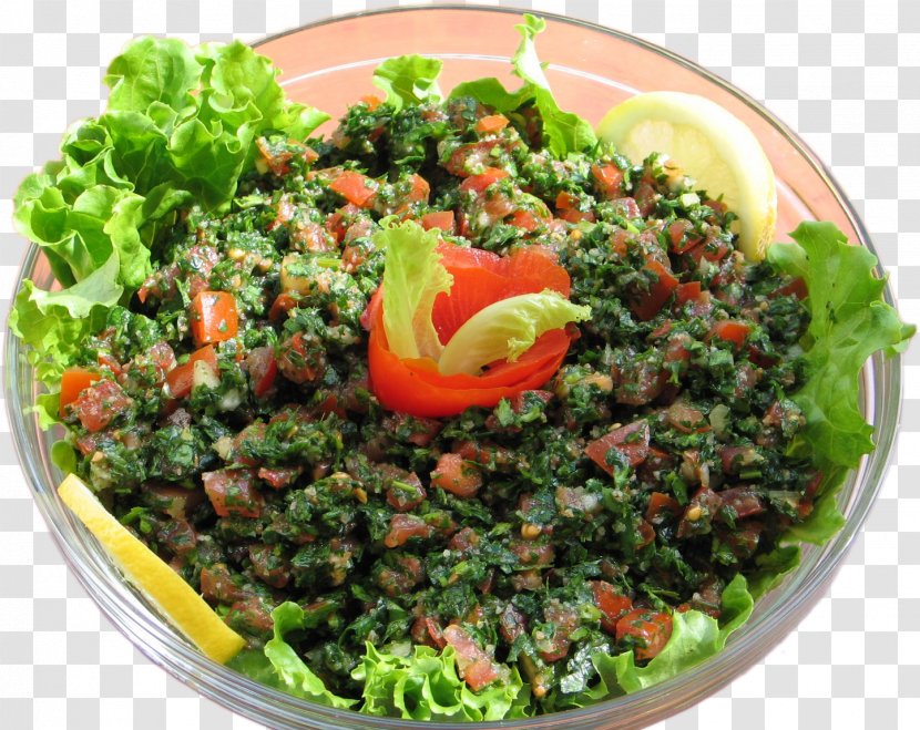Tabbouleh Lebanese Cuisine Fattoush Vegetarian Falafel - Hummus - Parsley Transparent PNG