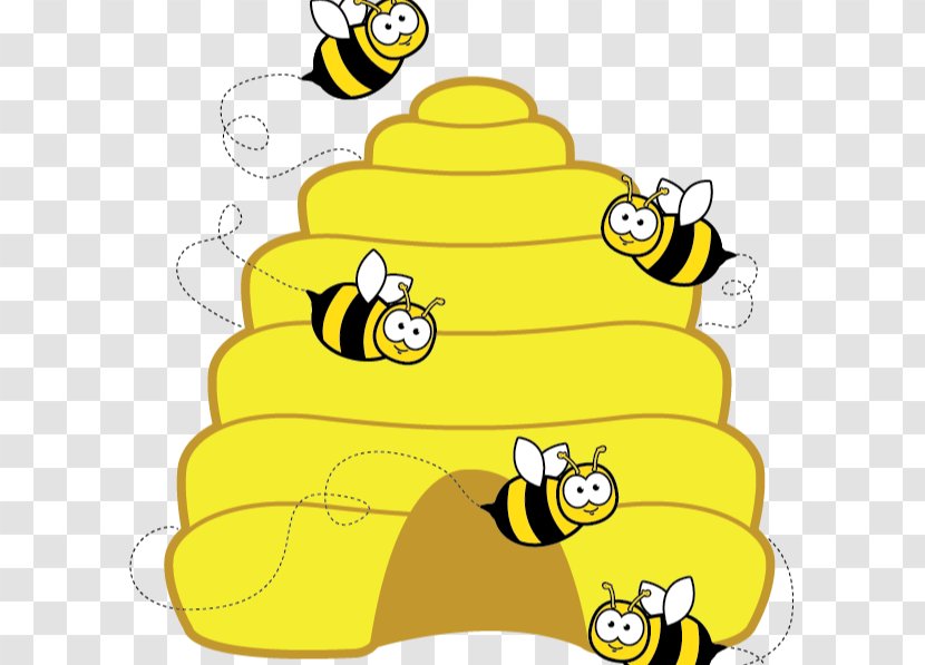 Honey Bee Beehive Clip Art - Smiley Transparent PNG