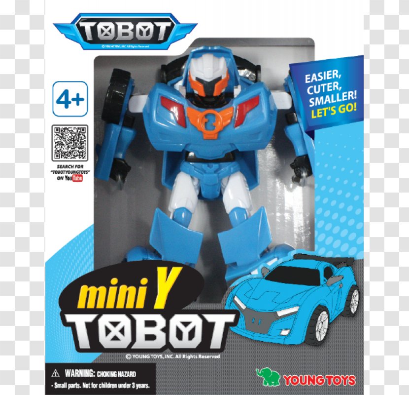 MINI Cooper Car Robot Toy Mini E - Tobot Transparent PNG