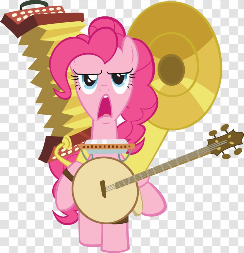 Pinkie Pie Applejack Twilight Sparkle Pony Scootaloo - Cartoon - Flute Transparent PNG