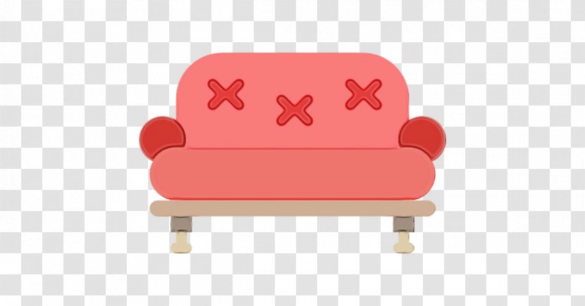 Furniture Pink Red Chair Transparent PNG
