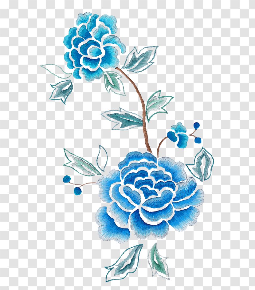 Embroidery Pattern - Rose Order - Peony Transparent PNG