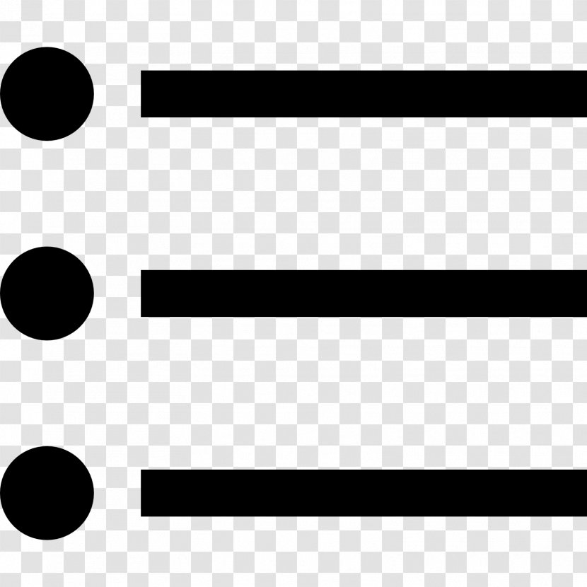 Hyperlink Font - Black - Menu Start Icon Transparent PNG