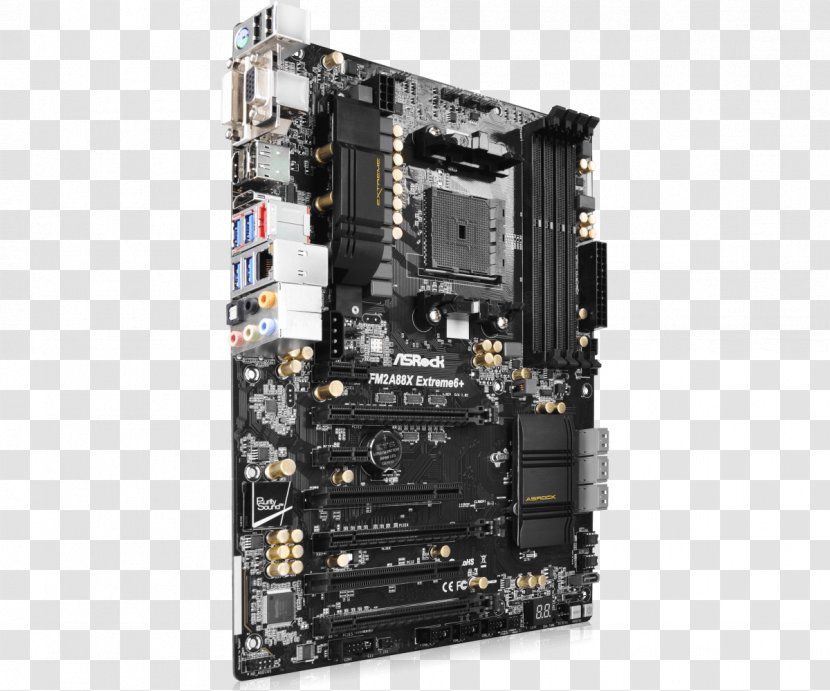 ASRock FM2A88X Extreme6+ - Electronic Device - MotherboardATXSocket FM2+AMD A88XSocket FM2+ Computer Cases & Housings HardwareAmd Crossfirex Transparent PNG