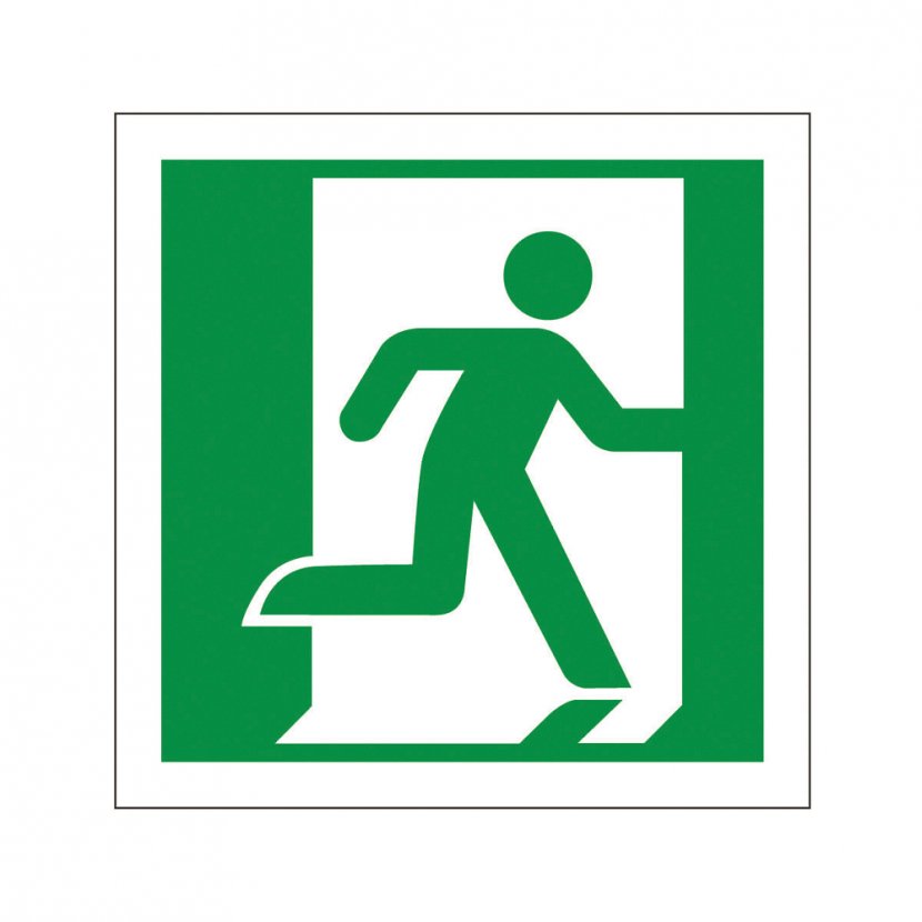 Exit Sign Emergency Fire Safety Sticker - Hydrant Transparent PNG
