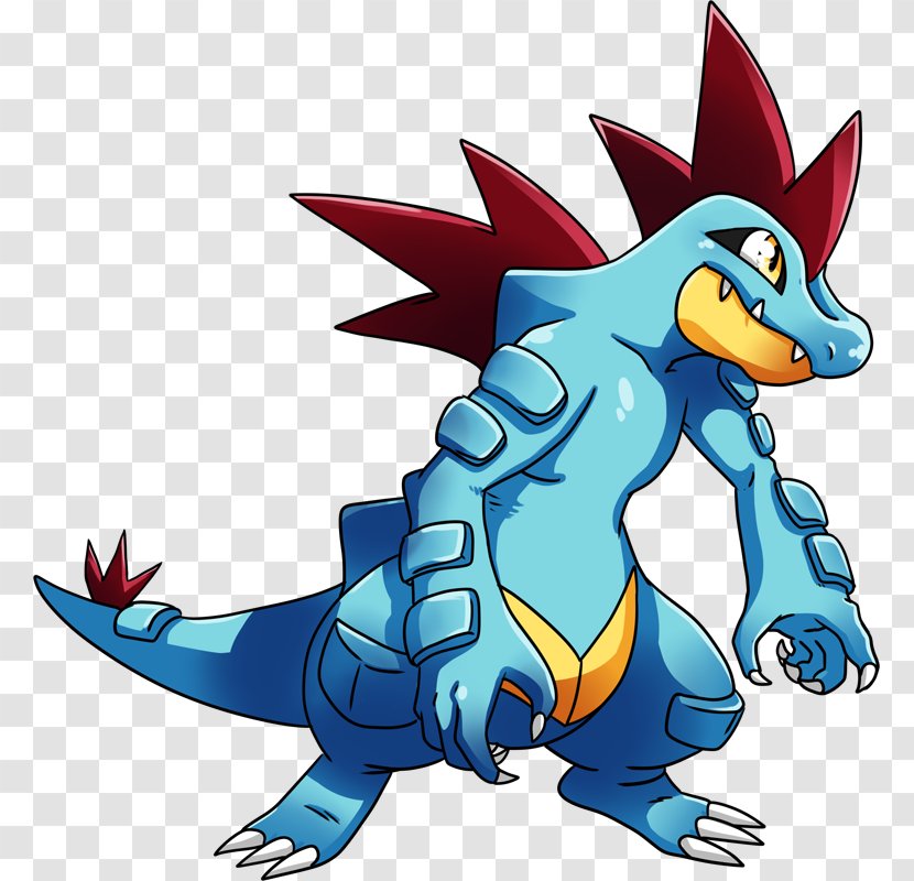 Pokémon Feraligatr Pokédex Croconaw Clip Art - Typhlosion - Chikorita Transparent PNG