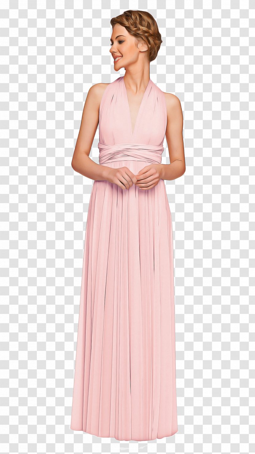 Cartoon Wedding - Gown - Sleeve Strapless Dress Transparent PNG