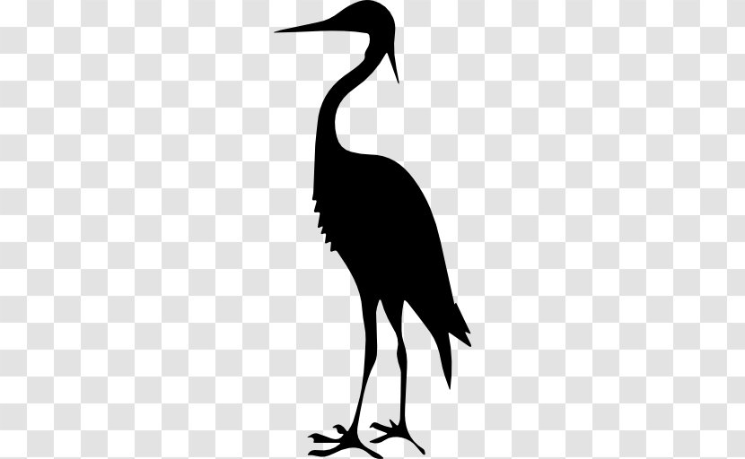 Red-crowned Crane Heron Bird Sandhill - Blue - Vector Transparent PNG