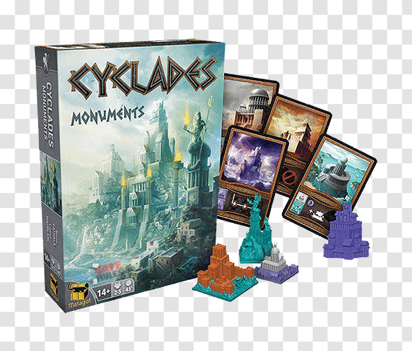 Cyclades Board Game Monument Dice - Cmon Limited - Monuments Transparent PNG
