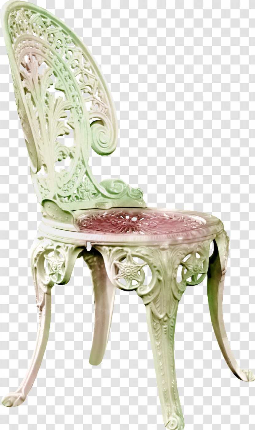 Chair Table Metal Psd Design - Metallic Color Transparent PNG