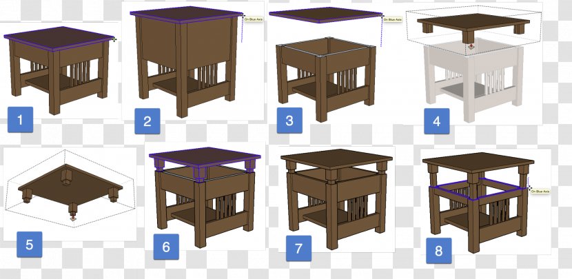 Coffee Tables SketchUp Garden Furniture - Isolate Transparent PNG