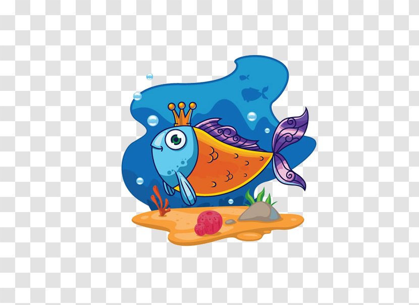 Cartoon Clip Art - Scalable Vector Graphics - Seabed Fish Transparent PNG