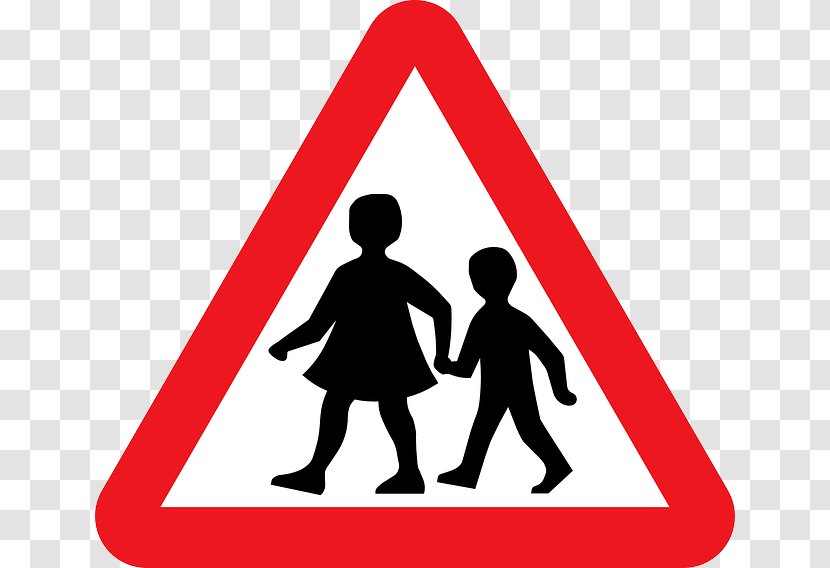 Traffic Sign Pedestrian Crossing Warning Clip Art - Hollywood Transparent PNG