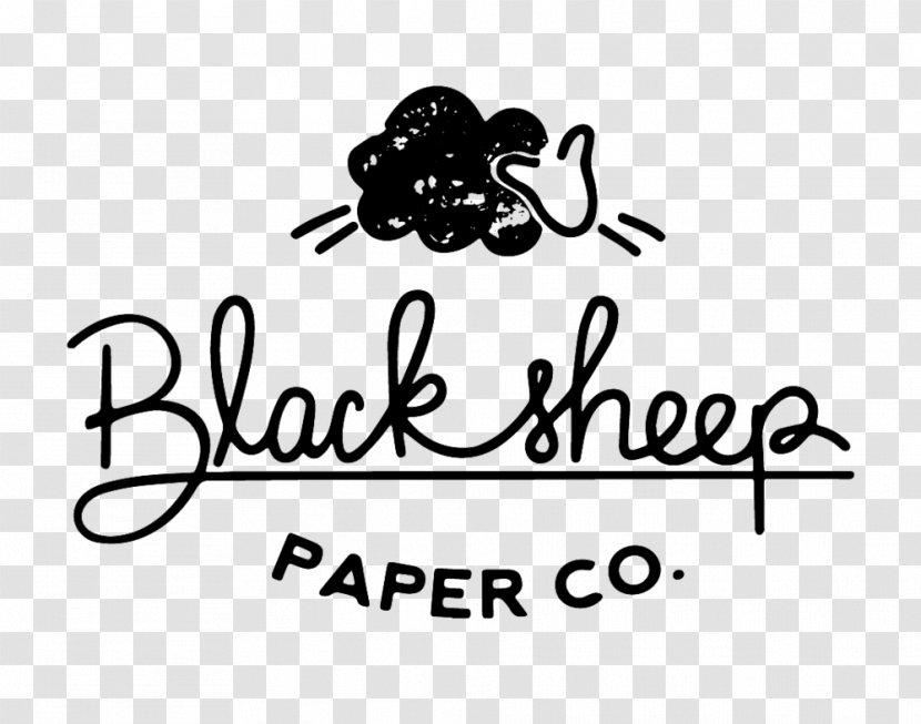 Black Sheep Paper Logo - Popup Retail Transparent PNG