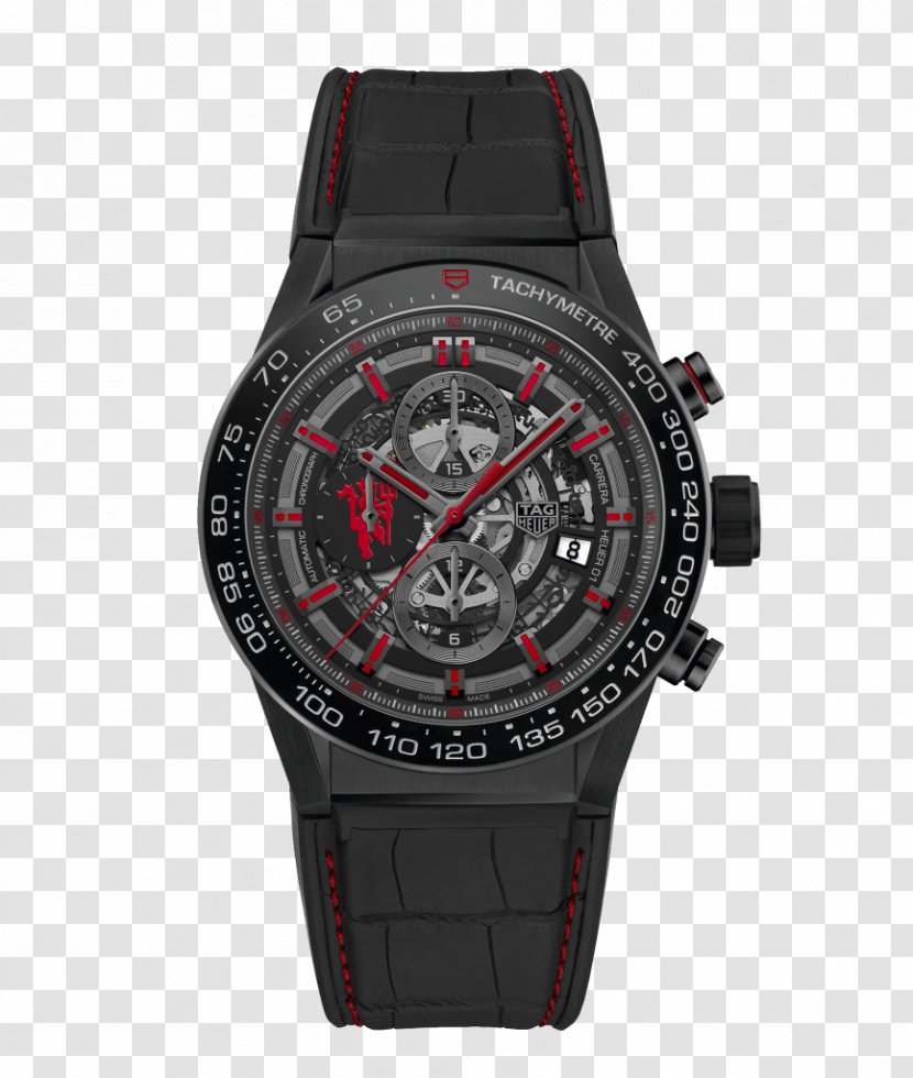Manchester United F.C. Old Trafford TAG Heuer Chronograph Watch Transparent PNG