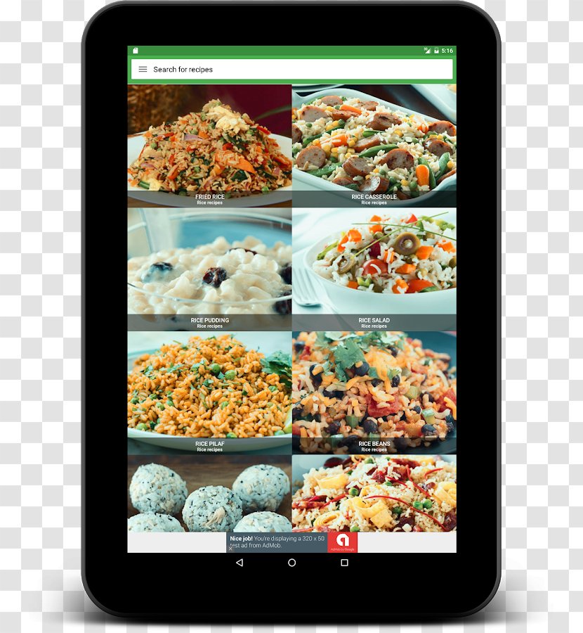 Vegetarian Cuisine Recipe Android - Dish Transparent PNG