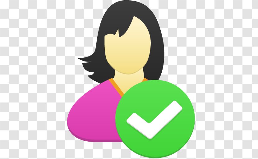 Human Behavior Thumb Logo Communication - Female User Accept Transparent PNG