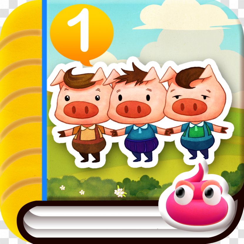 The Three Little Pigs Domestic Pig Fairy Tale Transparent PNG