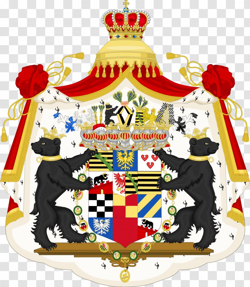 Duchy Of Anhalt Principality Saxony House Ascania - Christmas Ornament - Wikipedia Transparent PNG