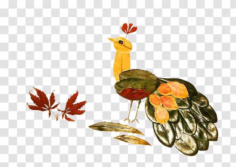 Leaf Collage Child Paper Animal - Beak - Leaves Animals Transparent PNG