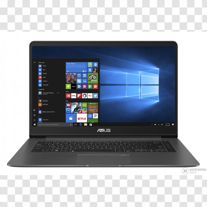 Laptop Zenbook ASUS Intel Core Netbook - Desktop Computers Transparent PNG