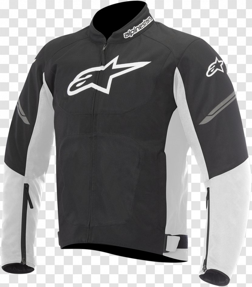 Alpinestars T-shirt Leather Jacket Gilets - Sports Fan Jersey Transparent PNG