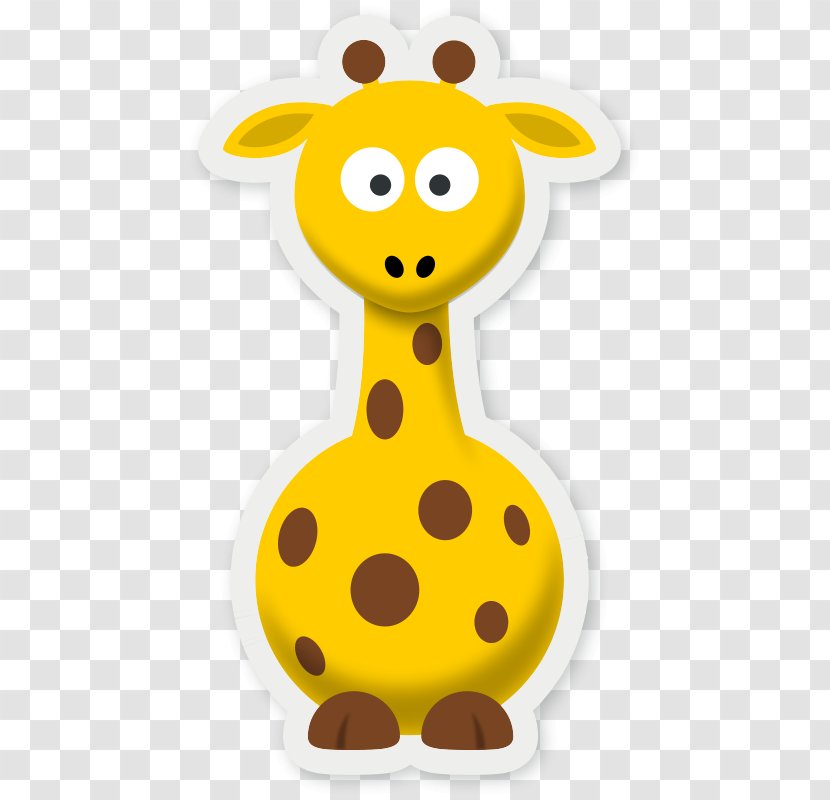 Giraffe Cartoon Drawing Clip Art - Smiley Transparent PNG