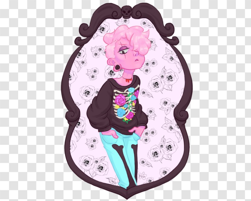 Princess Bubblegum Marceline The Vampire Queen Gemstone Fan Art - Steven Universe - Pastel Goth Transparent PNG