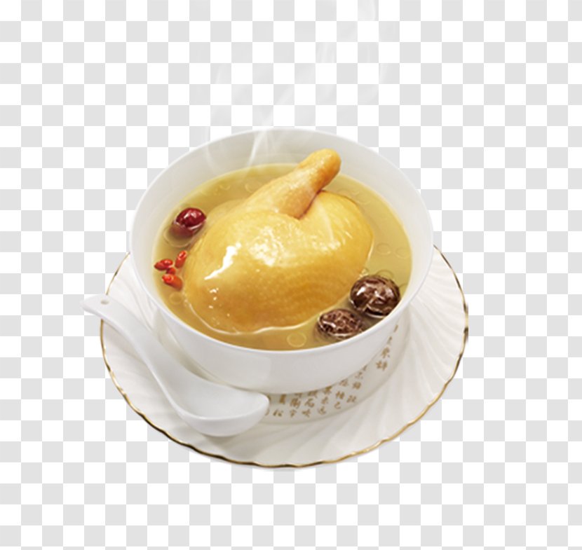 Silkie Chicken Soup Congee Food Meat - Dessert - Mushroom Stew Transparent PNG