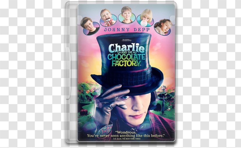 Charlie And The Chocolate Factory Bucket Willy Wonka Film - Purple - Johnny Depp In Transparent PNG