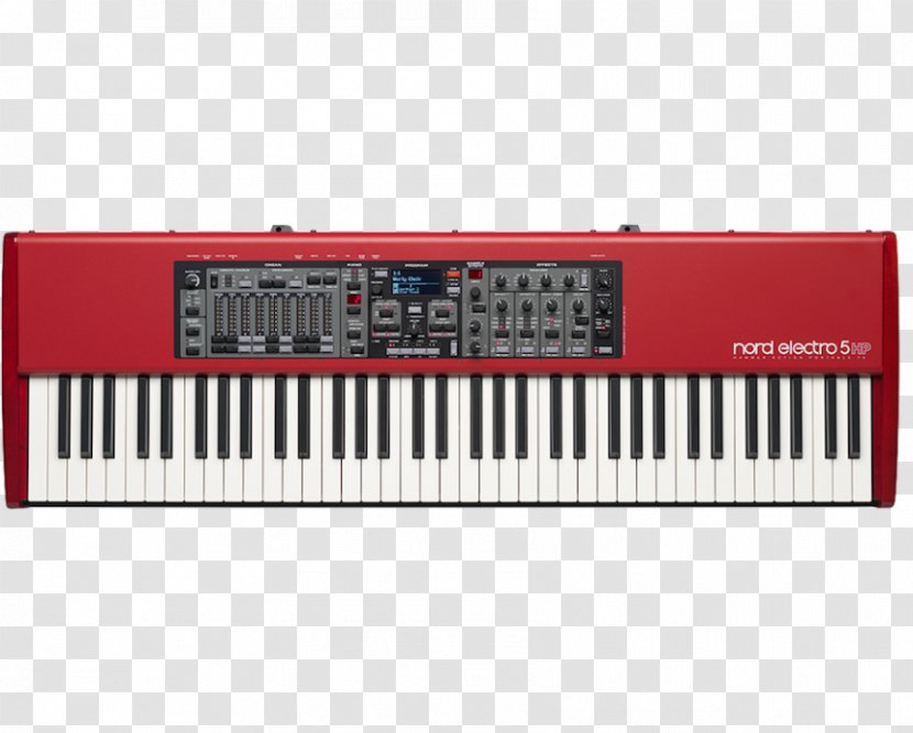Nord Stage Electro 5D 61 Keyboard Sound Synthesizers - Heart Transparent PNG