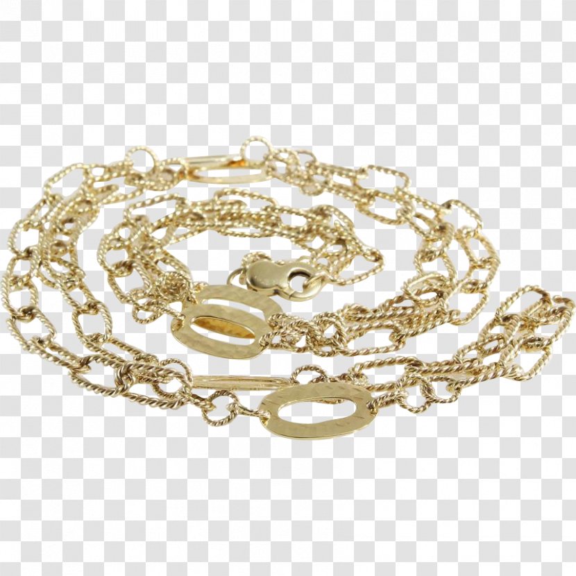 Bracelet Necklace Figaro Chain Gold Transparent PNG