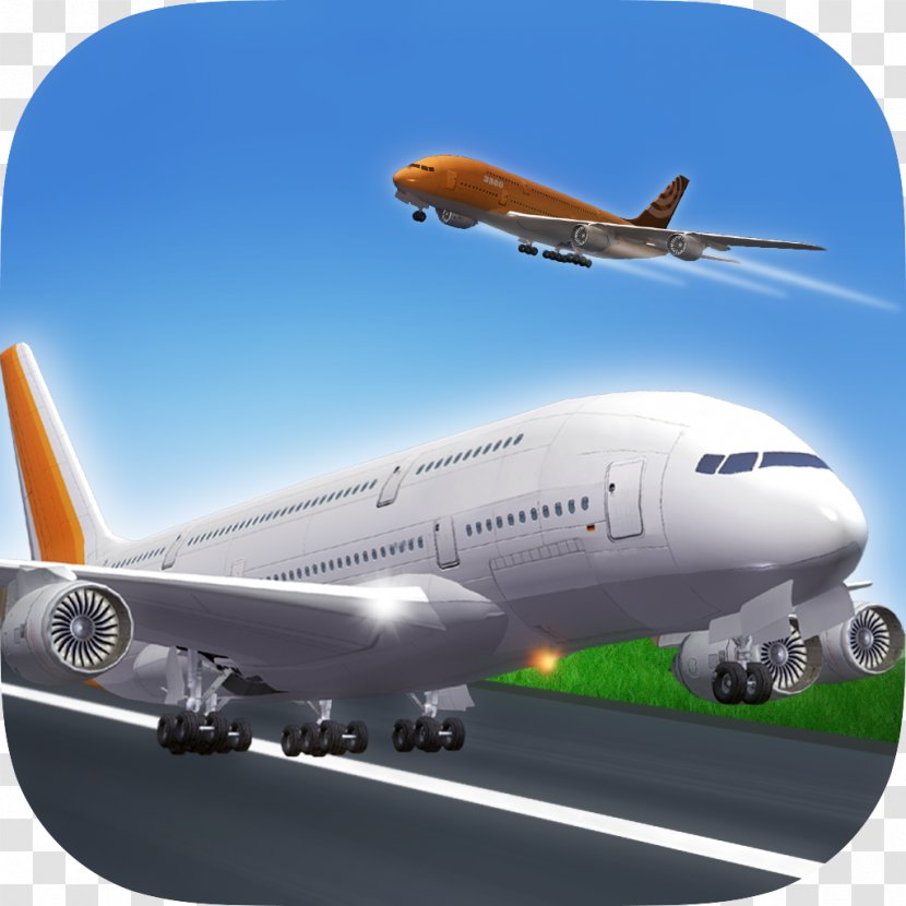 Airbus A380 Airplane Airport Boeing 767 Air Travel - 777 Transparent PNG
