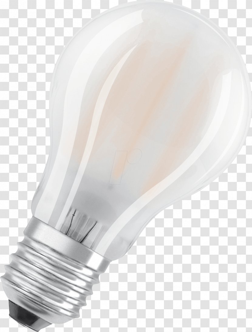 LED Lamp Edison Screw Incandescent Light Bulb Osram Light-emitting Diode - Electric Transparent PNG