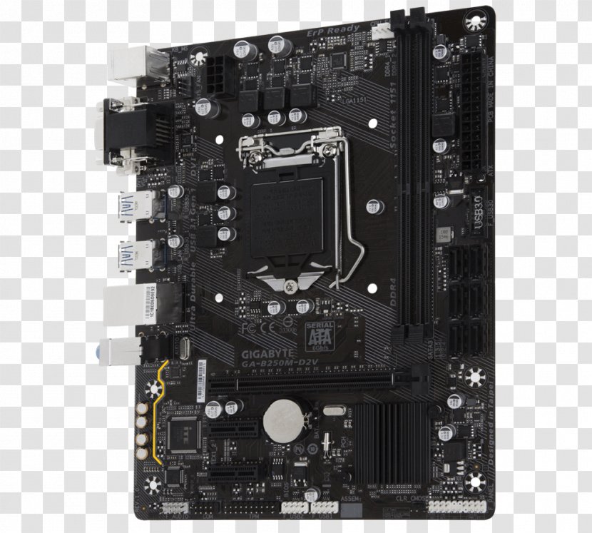 Intel LGA 1151 Gigabyte LGA1151 ATX Motherboard MicroATX - Lga1151 Atx Transparent PNG