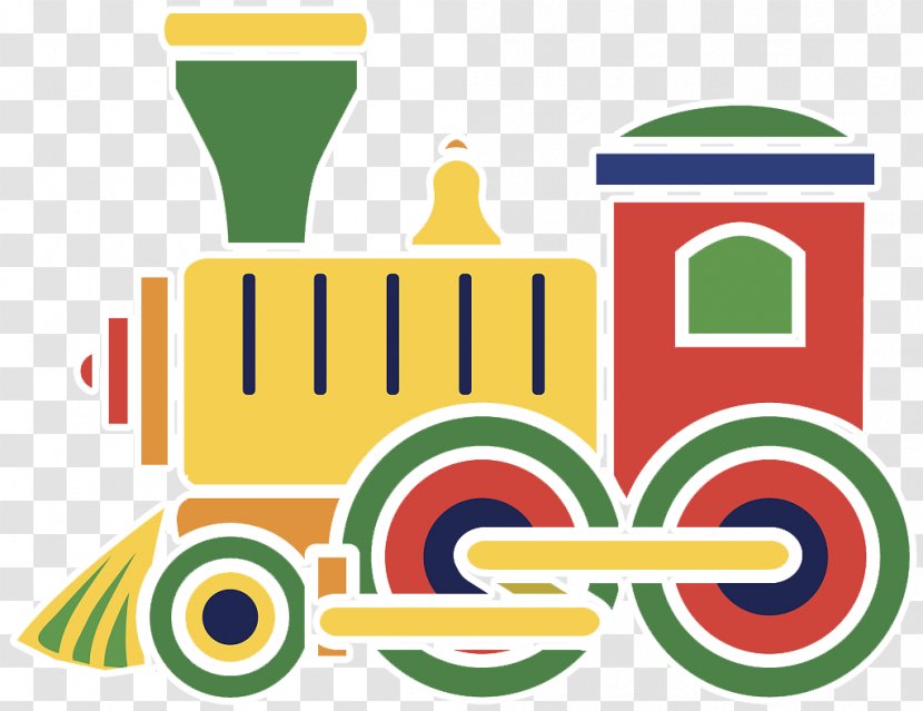 Train Cartoon Clip Art - Logo - Flat Illustration Steam Transparent PNG